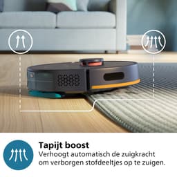 Philips HomeRun 2000 Series XU2100/10 - Robotstofzuiger met dweilfunctie - Automatisch Leegstation - Marineblauw — thumbnail 12