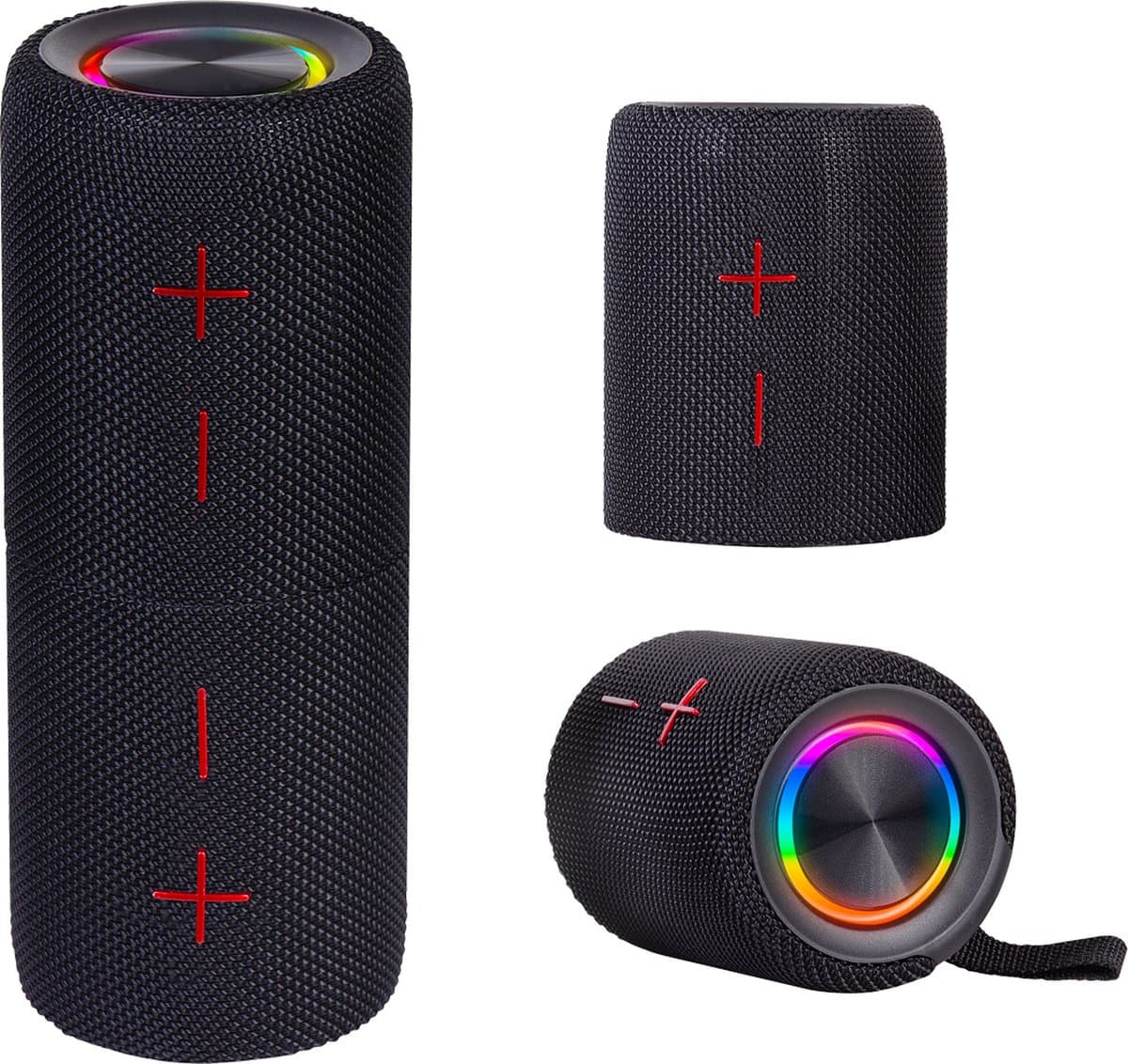 Trevi XR 8A44 DOUBLE Draadloze stereoluidspreker Zwart 20 W — afbeelding 1
