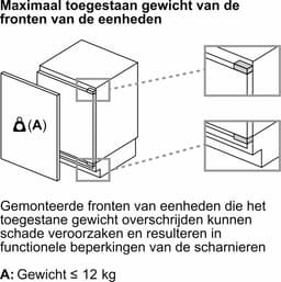Bosch KUR21VFE0 - Serie 4 - Inbouwkoelkast (onderbouw) — thumbnail 8
