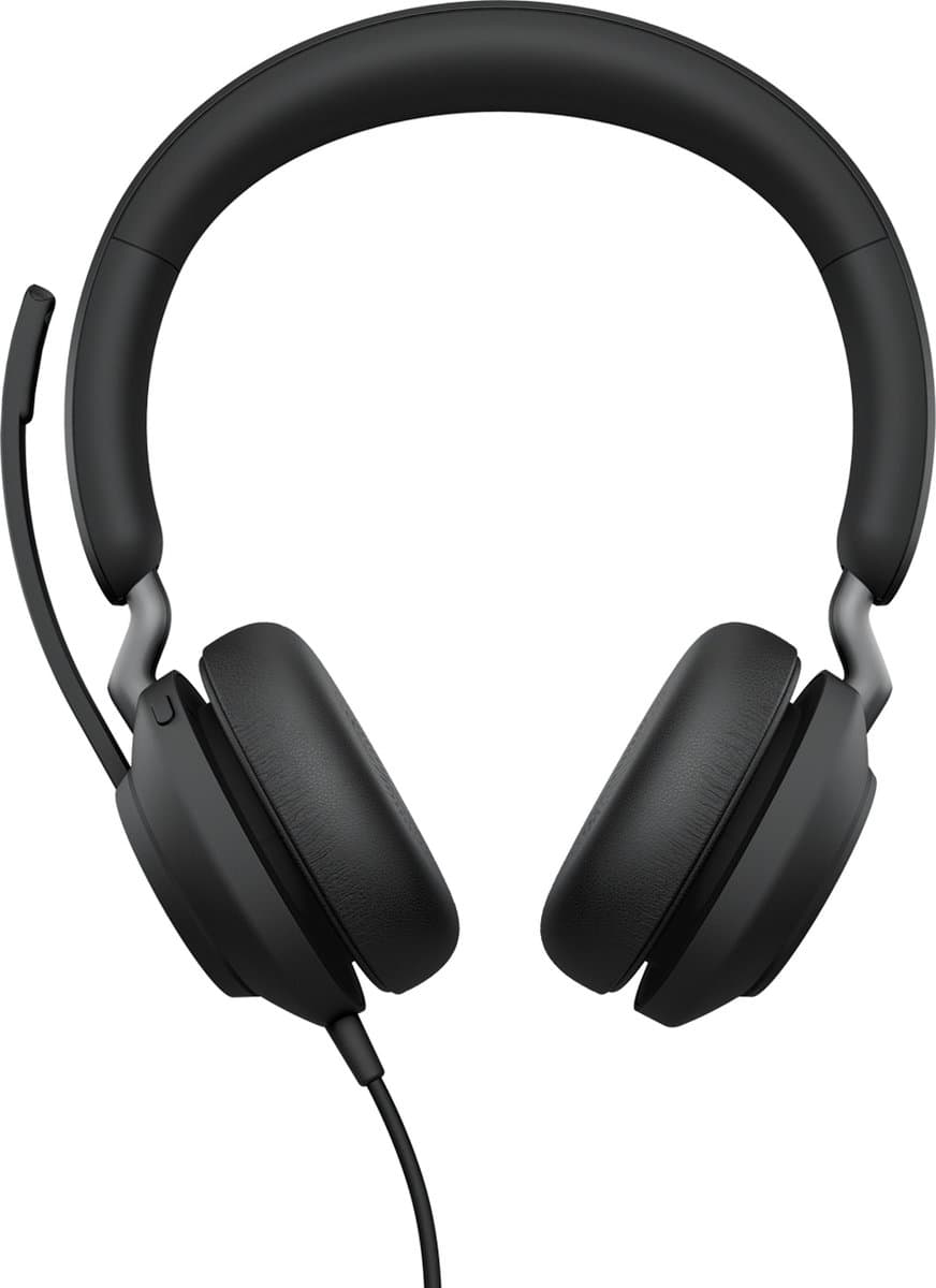 Jabra Evolve2 40 Se Stereo Ms Usb-c Koptelefoon Zwart — afbeelding 1