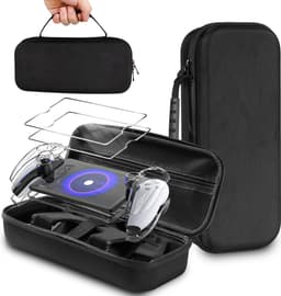 YONO Accessoires Set geschikt voor Playstation Portal - PS5 Portable Case - Screen Protector - Beschermhoes - Zwart — thumbnail 1