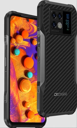 Doogee V20 16,3 cm (6.43") Dual SIM Android 11 5G USB Type-C 8 GB 256 GB 6000 mAh Zwart — thumbnail 14