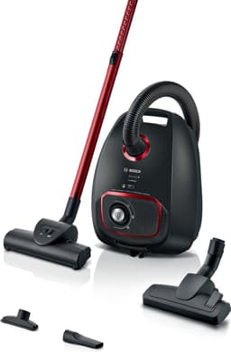 Bosch ProPower BGB41POW1 Serie 4 - Stofzuiger met zak - 11 mtr bereik - Vacuum cleaner - HEPA 13 - Zwart/Rood — thumbnail 1