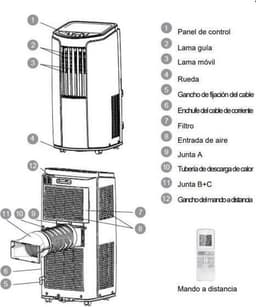 Daitsu APD-12X F/C - Mobiele Airco — thumbnail 7