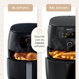 Perow Accessoires voor heteluchtfriteuse - Airfryer Accessoires - Geschikt voor XL en XXL - Complete Set - ø 20 cm — thumbnail 8