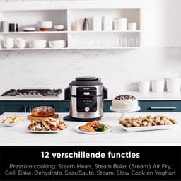 Ninja Foodi OL650EU Multicooker - 12 Kookfuncties - 7,5 Liter - Inclusief Airfryer, Pressure Cooking, Stomen, Grillen — thumbnail 4
