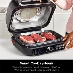 Ninja Foodi AG651EU Pro - Multifunctionele Grill en Airfryer - 7 Kookfuncties - Inclusief Extra Plancha Grillplaat en Braadthermometer — thumbnail 6