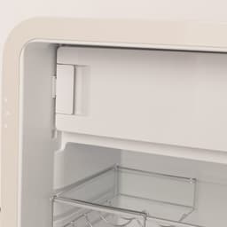 CREATE - Koelkast in retrostijl - Gebroken wit - Handvat Marmer - FRIDGE RETRO 107L — thumbnail 7