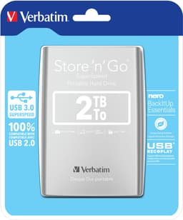 Verbatim Store 'n' Go Ultra Slim - Externe harde schijf - 2 TB — thumbnail 1
