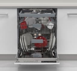 Sharp QWNI25I44BXEU - volledig geïntegreerd - 60cm - energie label B - auto open Door - 9 programma's - besteklade + topsproeier - 10 jaar motorgarantie — thumbnail 8