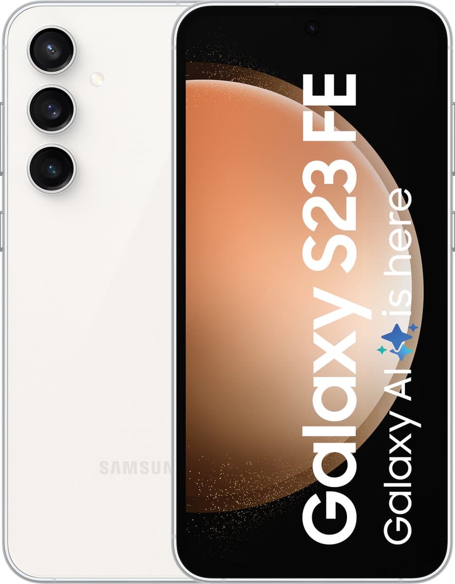 Samsung Galaxy S23 FE 5G - 256GB - Cream — afbeelding 1