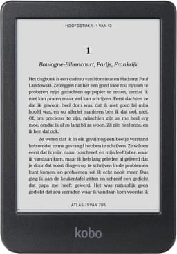 Kobo Clara BW - E-reader - 6 inch - 16GB - Luisterboeken - Zwart — thumbnail 1