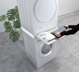 Maclean - Tussenstuk wasmachine droger - Stapelkit - Universele Stapelkit voor Wasmachine en Wasdroger van 60x53 cm - Wit — thumbnail 10