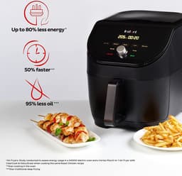 Instant Vortex Slim 5,7L airfryer (zwart) | 20% smaller | superstil met QuickMark | verlengde mand | anti-aanbaklaag | vaatwasmachcinebestendig — thumbnail 7