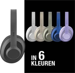 Fresh 'n Rebel Clam Blaze – Draadloze Bluetooth Koptelefoon – 80 uur Speelduur – Met volume wiel - Storm Grey — thumbnail 3