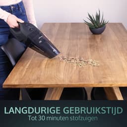JAP Appliances Tornado S3 - Kruimelzuiger snoerloos - Handstofzuiger oplaadbaar - Auto stofzuiger draadloos - Krachtige zuigkracht 10000Pa - Nat en droog - Voor dierenharen - 150W — thumbnail 4