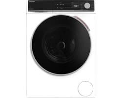 Sharp ESNFB814CWDABX - wasmachine - energie label A-20% - 8KG - 1400 toeren - STEAMWASH - wit