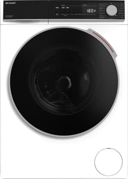 Sharp ESNFB814CWDABX - wasmachine - energie label A-20% - 8KG - 1400 toeren - STEAMWASH - wit — thumbnail 1