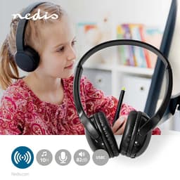 Nedis Draadloze On-Ear Koptelefoon - Maximale batterijduur: 8 uur - Ingebouwde microfoon - Drukbediening - Ondersteuning voor spraakbesturing - Volumebediening — thumbnail 10