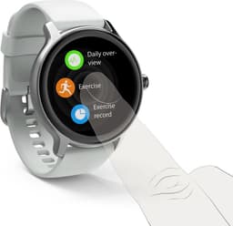 Hama Fit Smartwatch - Fitnesstracker met o.a. hartslagmeter en stappenteller - Sporthorloge - LED-display - IP68-waterbestendig - Grijs/Zilver — thumbnail 13