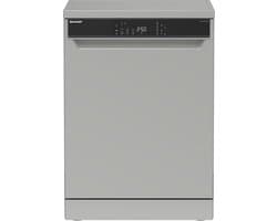 Sharp QWNA1EF45DSEU - Vrijstaande vaatwasser - Zilver