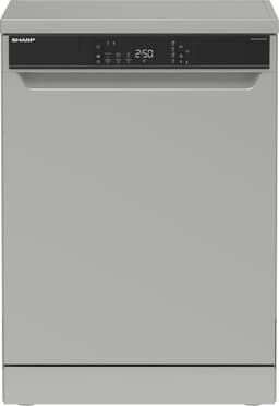 Sharp QWNA1EF45DSEU - Vrijstaande vaatwasser - Zilver — thumbnail 1