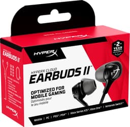 HyperX Cloud Earbuds II - Gaming Earbuds met Microfoon - Zwart - PC/PlayStation/Xbox/Nintendo Switch/Mobile — thumbnail 6