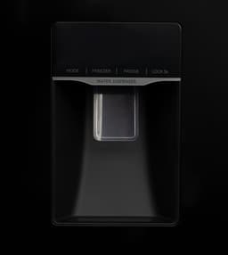 Bella BSBS-455.1WBE - Amerikaanse koelkast - Waterdispenser - Display - Zwart — thumbnail 6