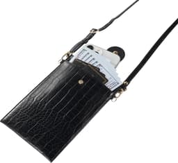 Stravo Kleine Crossbody Mobiele Telefoon Portemonnee voor Vrouwen - Stone 2# - Wit - Lichtgewicht Schoudertas met Creditcardvakken, Meisjes Steen Getextureerde Echte Leren Telefoontas voor iPhone/Samsung/Huawei/Google/etc Telefoon binnen 7 Inch — thumbnail 4