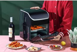 German Line AirFryer Oven 12 Liter - Zwart — thumbnail 8