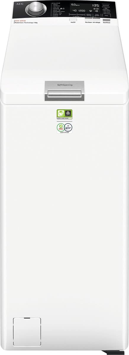 AEG LTR8765AL 8000 serie PowerCare - Wasmachine bovenlader - Energielabel A - 6 kg — afbeelding 1
