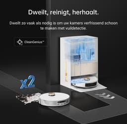 Dreame L20 Ultra - Robotstofzuiger met Dweilfunctie - Dubbele reiniging - Navigatie in het donker - AI object herkenning - Geschikt voor huisdierharen — thumbnail 7