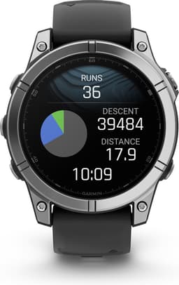 Garmin fēnix E - 47mm - AMOLED Multisport Smartwatch - Sportspecifieke workouts - 100+ sport-apps - 10ATM Waterdicht - tot 16 dagen batterij - Donkergrijs/zwart — thumbnail 11
