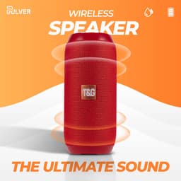 Pulver draadloos Speaker Rood - Muziek box - TG Prox - 10 watt - Speakers – Draadloos – werkt op bluetooth — thumbnail 6