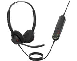 Jabra Engage 40 Headset Bedraad Hoofdband Kantoor/callcenter USB Type-A Zwart