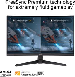 ASUS TUF Gaming VG27VQM1B - FHD Curved Gaming Monitor - 280Hz - FreeSync Premium - 27 Inch — thumbnail 6