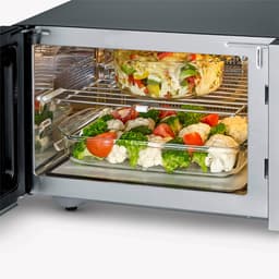 Severin MW 7777 Combi magnetron – Glazen Bodem zonder Draaiplateau – Ultra-Hetelucht tot 230 °C - 25 Liter - RVS — thumbnail 8
