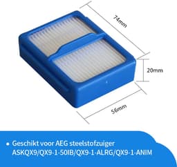 Replacements® Filters geschikt voor de AEG QX9 - 4 stuks — thumbnail 4
