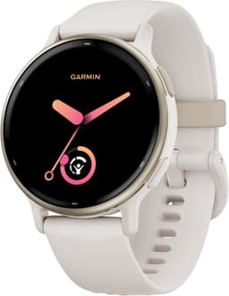Garmin Vivoactive 5 - Sporthorloge - AMOLED-Scherm - Ivory/Cream Goudkleurig — thumbnail 1