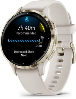 Garmin Venu 3s - Smartwatch - AMOLED-Scherm - 41mm - Ivory — thumbnail 12