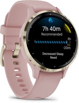 Garmin Venu 3s - Smartwatch - AMOLED-Scherm - 41mm - Dust Rose — thumbnail 12