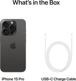 Apple iPhone 15 Pro - 128GB - Zwart Titanium — thumbnail 4