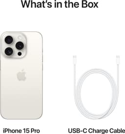 Apple iPhone 15 Pro - 128GB - Wit Titanium — thumbnail 9