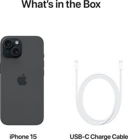 Apple iPhone 15 - 256GB - Black — thumbnail 6