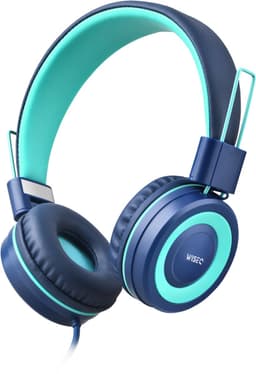 Kinderkoptelefoon met Draad – Koptelefoon Kind – HUFTERPROOF Hoofdtelefoon met Kabel en Microfoon voor School en Tablet – Geluidsdempend – Volumebegrenzer — thumbnail 1