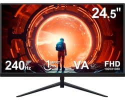 Quvo® Gaming Monitor 240hz - Gaming Monitor -Zwart - 16cm x 56cm x 42cm; 3.88 kg