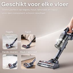 Vesora® 3-in-1 Steelstofzuiger Draadloos zonder Zak - BASIC - Draadloze Stofzuiger - Kruimeldief Snoerloos - Vacuum Cleaner - Handstofzuiger - Stofzuiger Steel met Hepa Filter - Stofzuiger Huisdieren - Zakloze Stofzuiger — thumbnail 20