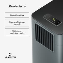 Klarstein Mobiele Airco Breeze Box 9K Portable Airconditioner - 9000 BTU, Smart App & Voice Control, 3-in-1 Koelen, Ontvochtiger & Ventilator, Energieklasse A, voor kamers tot 32 m², Stille werking, Eenvoudig te installeren,6 kW — thumbnail 12