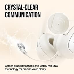 OXS Storm A2 ANC Draadloze Gaming Headset - Wit — thumbnail 7