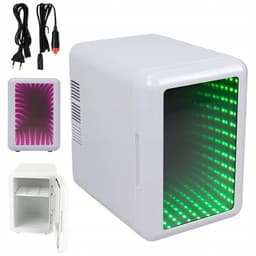 Mini Koelkast - Cosmetische Koelkast - Skincare Fridge - 4L - 12V/220V Koel & Warm - LED 7-kleuren & Spiegeltouchscreen - Stil 25dB - Voor Thuis, Auto & Huidverzorging — thumbnail 10